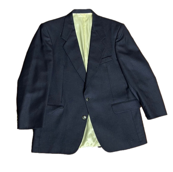Shetland Clothes Other - Vintage Shetland Wool Navy Sport Coat – Men’s Classic Blazer